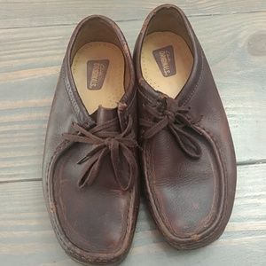 Clarks original wallaby brown leather